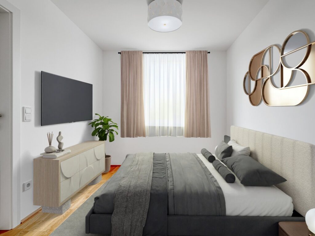 Schlafzimmer - Digital Staging