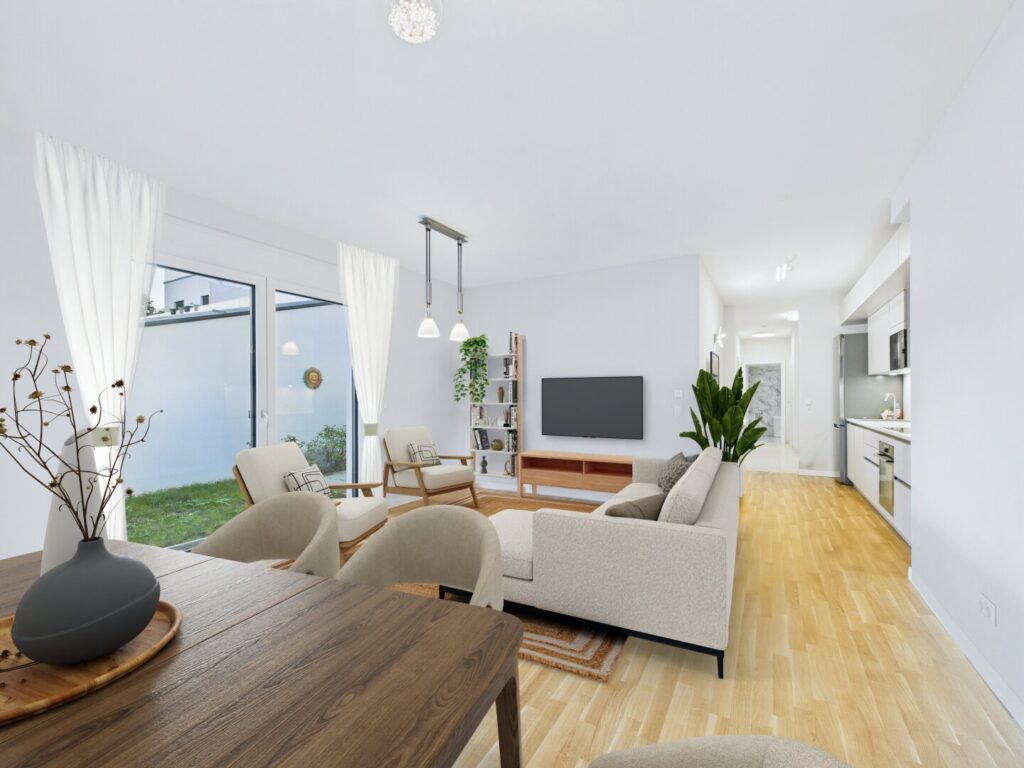 Wohnküche Digital Staging