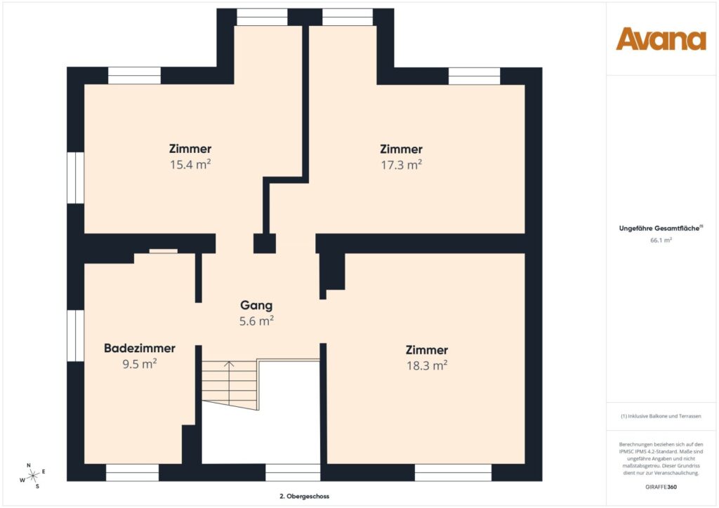 Grundriss Obergeschoss