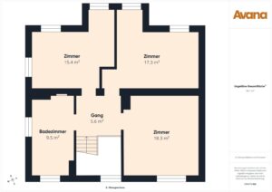 Grundriss Obergeschoss