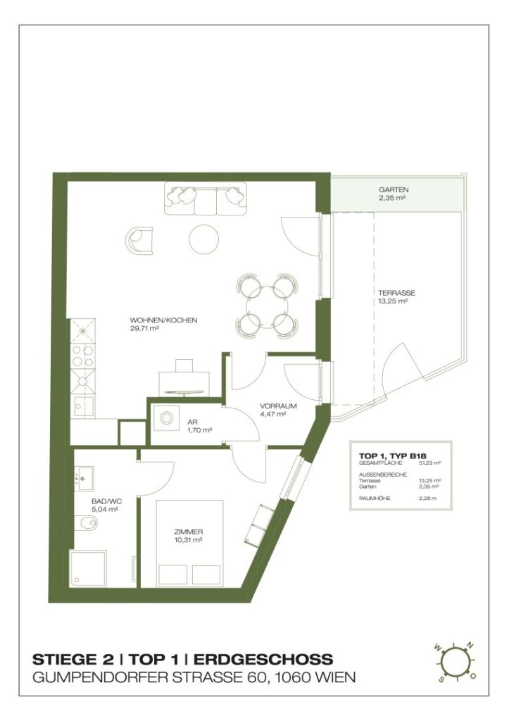 Wohnung Top 2.01, Erdgeschoss