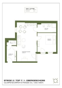 Wohnung Top 2.07, 1. Obergeschoss