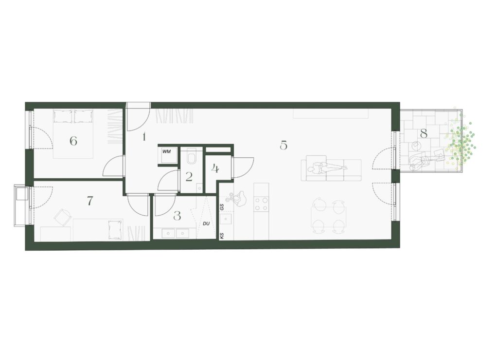 Wohnung Top 7, 2. Obergeschoss