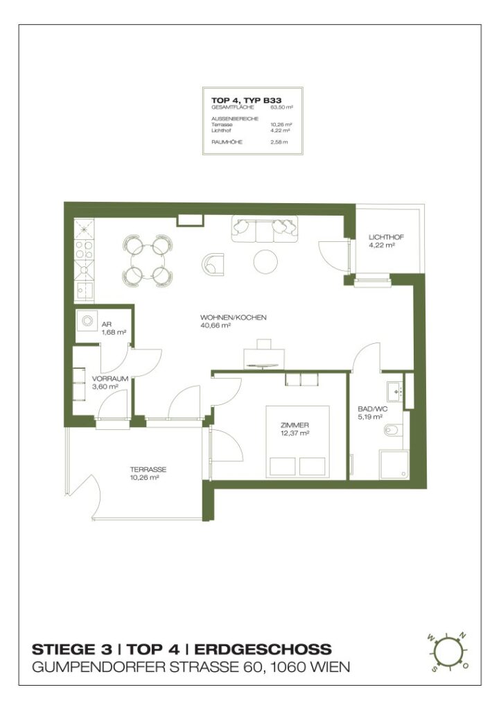 Wohnung Top 3.04, Erdgeschoss