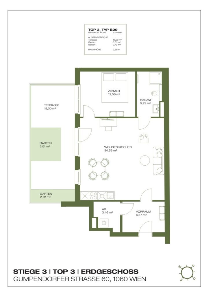 Wohnung Top 3.03, Erdgeschoss