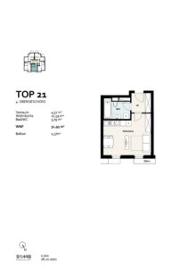 Wohnung Top 21