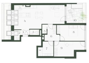 Wohnung Top 8, Dachgeschoss