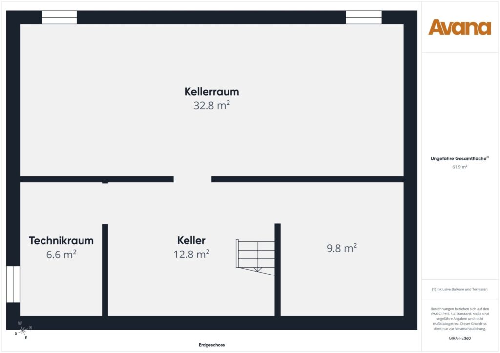 Grundriss Kellergeschoss
