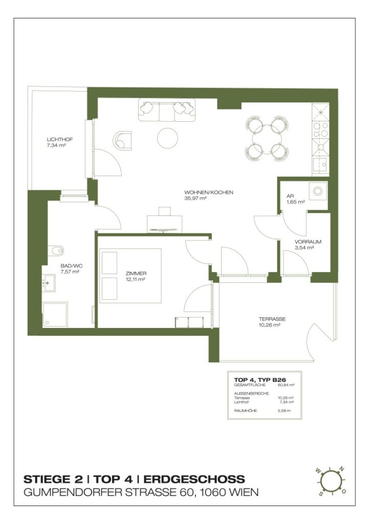 Wohnung Top 2.04, Erdgeschoss