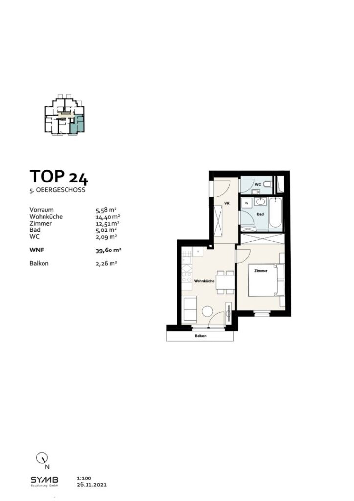 Wohnung Top 24, Genehmigung Kurzzeitvermietung