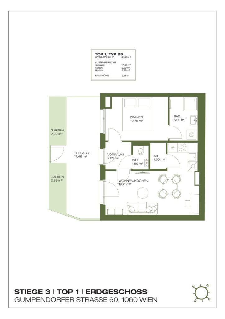 Wohnung Top 3.01, Erdgeschoss