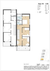 Grundriss Obergeschoss Haus 1b