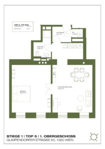 Wohnung Top 1.05, 1. Obergeschoss