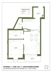Wohnung Top 1.23, 1. Dachgeschoss