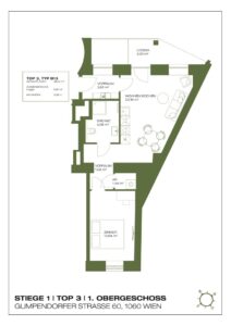 Wohnung Top 1.03, 1. Obergeschoss