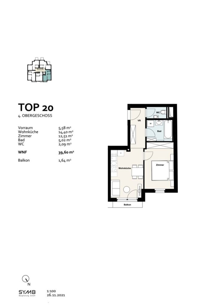 Wohnung Top 20, Genehmigung Kurzzeitvermietung