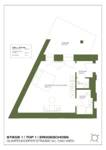 Wohnung Top 1.01, Erdgeschoss