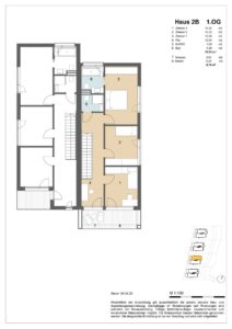 Grundriss Obergeschoss Haus 2b
