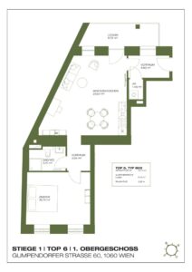 Wohnung Top 1.06, 1. Obergeschoss