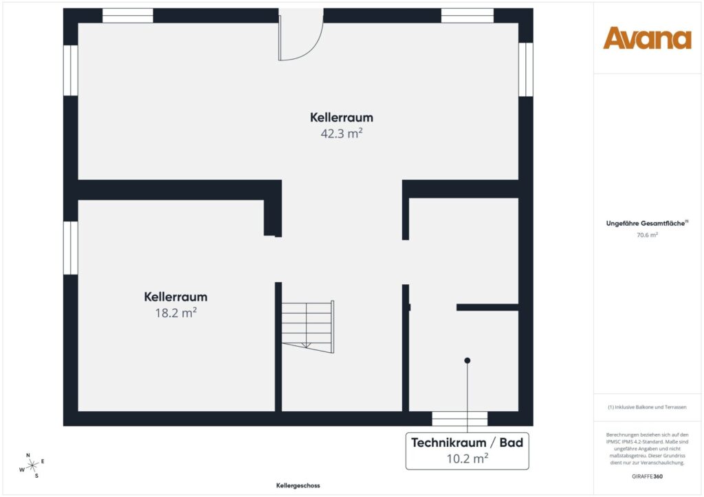 Grundriss Kellergeschoss