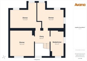 Grundriss 1. Obergeschoss