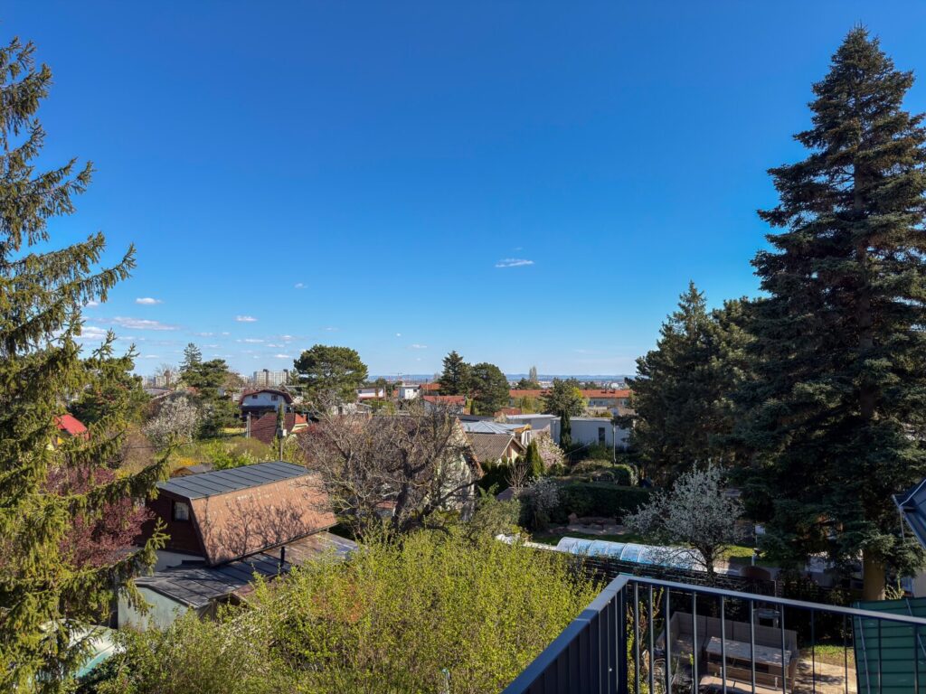 Ausblick Balkon