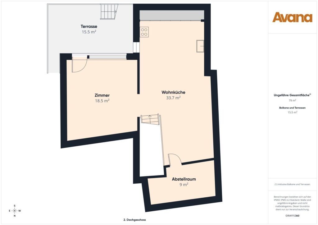 Grundriss 2. Dachgeschoss