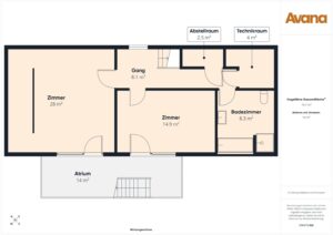 Grundriss Atriumgeschoss