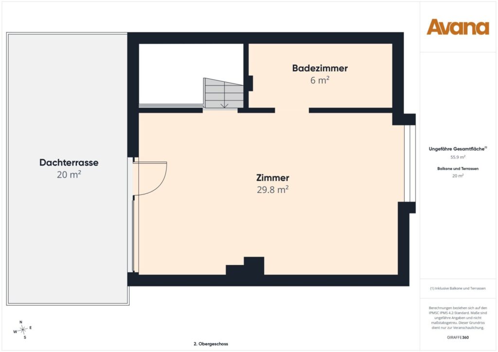 Grundriss Dachgeschoss