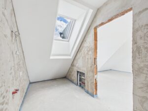 Badezimmer im Dachgeschoss